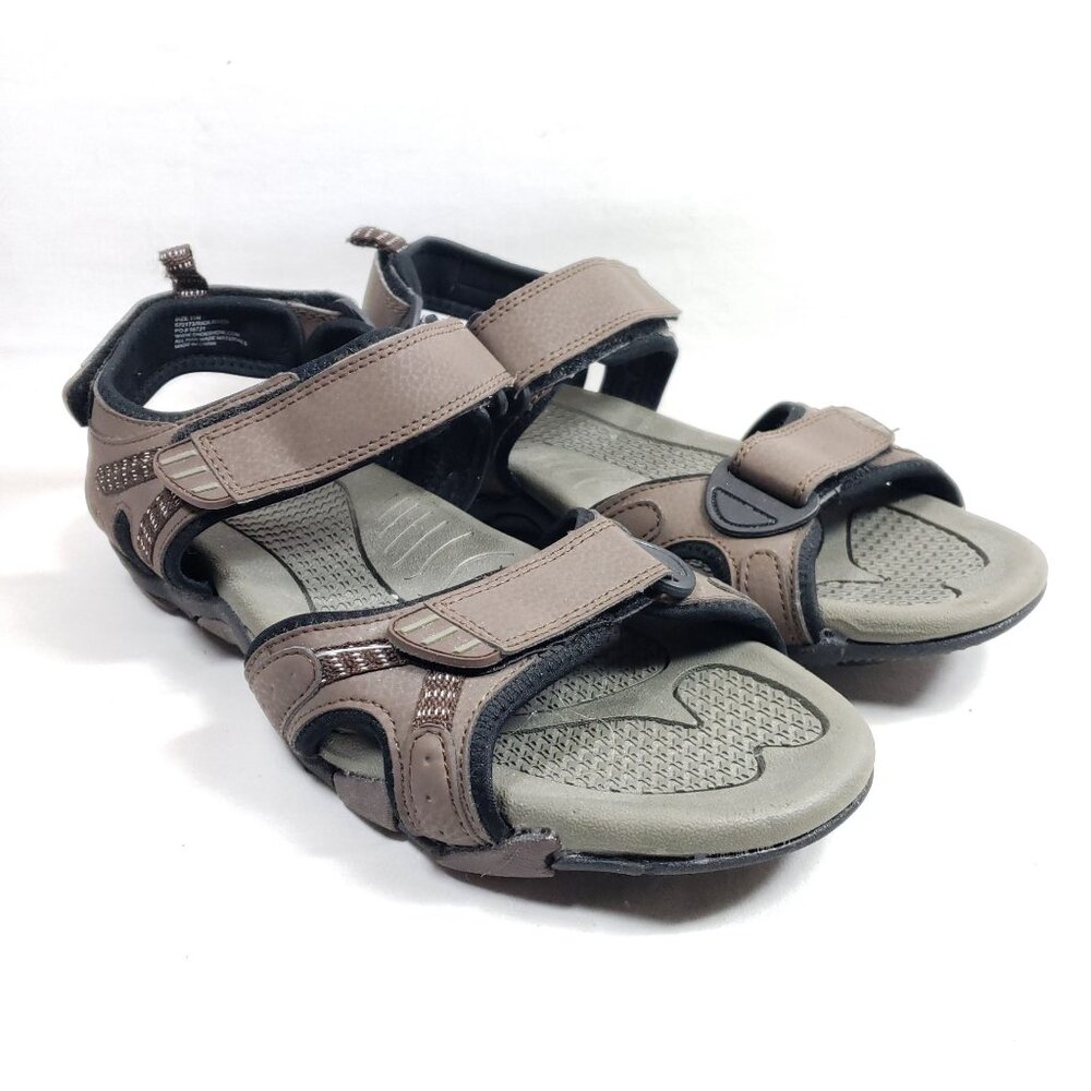 Savannah Harbor Men's Size 11 Brown Sports Sandals